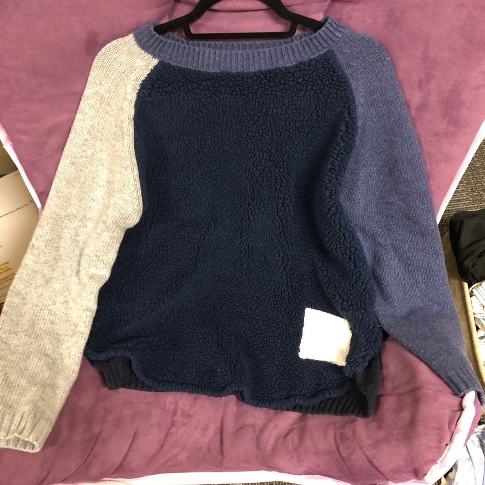 Oversized teddy fluffy sweater
